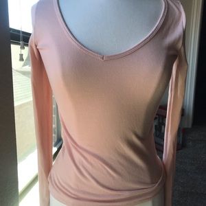 Pale pink long sleeve